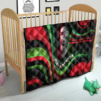 Huey P. Newton Quilt Swirl Design Black Panther Party Symbol Revolutionary Tribute - Wonder Print Shop