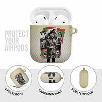 Huey P. Newton AirPods Case Black Panther Collage Design Civil Rights Movement Theme Revolutionary Tribute - Wonder Print Shop