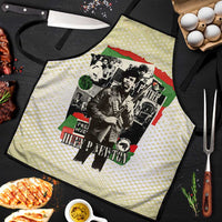 Huey P. Newton Apron Black Panther Collage Design Civil Rights Movement Theme Revolutionary Tribute - Wonder Print Shop