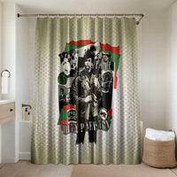 Huey P. Newton Bathroom Set Black Panther Collage Design Civil Rights Movement Theme Revolutionary Tribute - Wonder Print Shop
