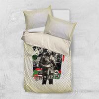 Huey P. Newton Bedding Set Black Panther Collage Design Civil Rights Movement Theme Revolutionary Tribute - Wonder Print Shop