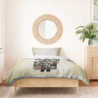 Huey P. Newton Bedding Set Black Panther Collage Design Civil Rights Movement Theme Revolutionary Tribute - Wonder Print Shop