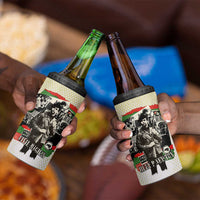 Huey P. Newton 4 in 1 Can Cooler Tumbler Black Panther Collage Design Civil Rights Movement Theme Revolutionary Tribute - Wonder Print Shop
