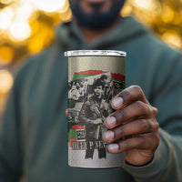Huey P. Newton 4 in 1 Can Cooler Tumbler Black Panther Collage Design Civil Rights Movement Theme Revolutionary Tribute - Wonder Print Shop