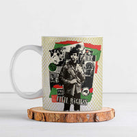 Huey P. Newton Ceramic Mug Black Panther Collage Design Civil Rights Movement Theme Revolutionary Tribute - Wonder Print Shop