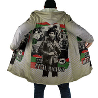 Huey P. Newton Cloak Black Panther Collage Design Civil Rights Movement Theme Revolutionary Tribute - Wonder Print Shop