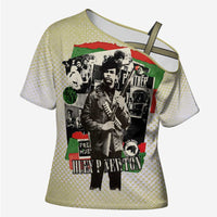Huey P. Newton Cross Shoulder Shirt Black Panther Collage Design Civil Rights Movement Theme Revolutionary Tribute - Wonder Print Shop