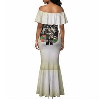 Huey P. Newton Mermaid Dress Black Panther Collage Design Civil Rights Movement Theme Revolutionary Tribute TS04