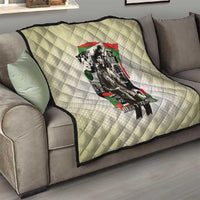 Huey P. Newton Quilt Black Panther Collage Design Civil Rights Movement Theme Revolutionary Tribute - Wonder Print Shop