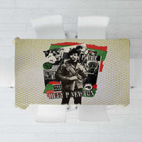 Huey P. Newton Tablecloth Black Panther Collage Design Civil Rights Movement Theme Revolutionary Tribute - Wonder Print Shop