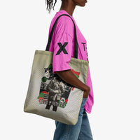 Huey P. Newton Tote Bag Black Panther Collage Design Civil Rights Movement Theme Revolutionary Tribute - Wonder Print Shop