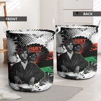 Huey P. Newton Laundry Basket Revolutionary Portrait - Panther Graphic Surrender to the Revolution Quote - Wonder Print Shop