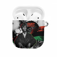 Huey P. Newton AirPods Case Revolutionary Portrait - Panther Graphic Surrender to the Revolution Quote - Wonder Print Shop