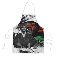 Huey P. Newton Apron Revolutionary Portrait - Panther Graphic Surrender to the Revolution Quote - Wonder Print Shop