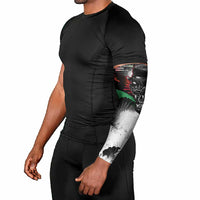 Huey P. Newton Arm Sleeves Revolutionary Portrait - Panther Graphic Surrender to the Revolution Quote - Wonder Print Shop