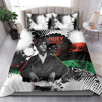 Huey P. Newton Bedding Set Revolutionary Portrait - Panther Graphic Surrender to the Revolution Quote - Wonder Print Shop
