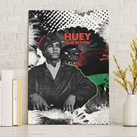 Huey P. Newton Canvas Wall Art Revolutionary Portrait - Panther Graphic Surrender to the Revolution Quote - Wonder Print Shop