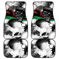 Huey P. Newton Car Mats Revolutionary Portrait - Panther Graphic Surrender to the Revolution Quote - Wonder Print Shop