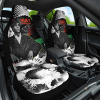 Huey P. Newton Car Seat Cover Revolutionary Portrait - Panther Graphic Surrender to the Revolution Quote - Wonder Print Shop