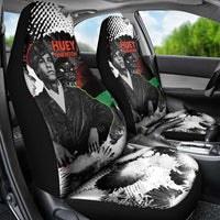 Huey P. Newton Car Seat Cover Revolutionary Portrait - Panther Graphic Surrender to the Revolution Quote - Wonder Print Shop