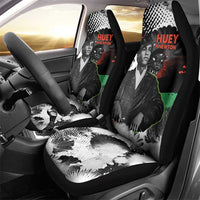 Huey P. Newton Car Seat Cover Revolutionary Portrait - Panther Graphic Surrender to the Revolution Quote - Wonder Print Shop