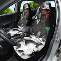 Huey P. Newton Car Seat Cover Revolutionary Portrait - Panther Graphic Surrender to the Revolution Quote - Wonder Print Shop