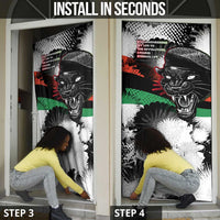 Huey P. Newton Door Cover Revolutionary Portrait - Panther Graphic Surrender to the Revolution Quote - Wonder Print Shop