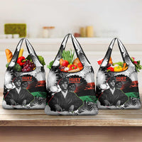 Huey P. Newton Grocery Bag Revolutionary Portrait - Panther Graphic Surrender to the Revolution Quote - Wonder Print Shop
