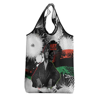 Huey P. Newton Grocery Bag Revolutionary Portrait - Panther Graphic Surrender to the Revolution Quote - Wonder Print Shop