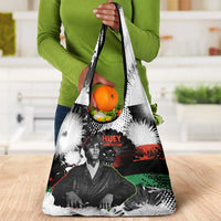 Huey P. Newton Grocery Bag Revolutionary Portrait - Panther Graphic Surrender to the Revolution Quote - Wonder Print Shop