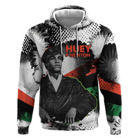Huey P. Newton Hoodie Revolutionary Portrait - Panther Graphic Surrender to the Revolution Quote - Wonder Print Shop