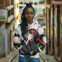 Huey P. Newton Hoodie Revolutionary Portrait - Panther Graphic Surrender to the Revolution Quote - Wonder Print Shop