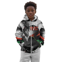 Huey P. Newton Kid Hoodie Revolutionary Portrait - Panther Graphic Surrender to the Revolution Quote - Wonder Print Shop