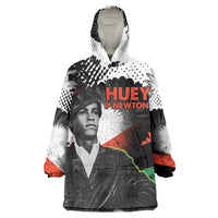 Huey P. Newton Kid Wearable Blanket Hoodie Revolutionary Portrait - Panther Graphic Surrender to the Revolution Quote - Wonder Print Shop