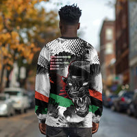 Huey P. Newton Long Sleeve Shirt Revolutionary Portrait - Panther Graphic Surrender to the Revolution Quote - Wonder Print Shop
