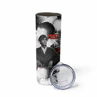 Huey P. Newton Skinny Tumbler Revolutionary Portrait - Panther Graphic Surrender to the Revolution Quote - Wonder Print Shop