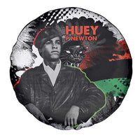 Huey P. Newton Spare Tire Cover Revolutionary Portrait - Panther Graphic Surrender to the Revolution Quote - Wonder Print Shop