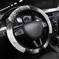 Huey P. Newton Steering Wheel Cover Revolutionary Portrait - Panther Graphic Surrender to the Revolution Quote - Wonder Print Shop
