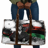 Huey P. Newton Travel Bag Revolutionary Portrait - Panther Graphic Surrender to the Revolution Quote - Wonder Print Shop