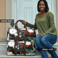 Huey P. Newton Travel Bag Revolutionary Portrait - Panther Graphic Surrender to the Revolution Quote - Wonder Print Shop
