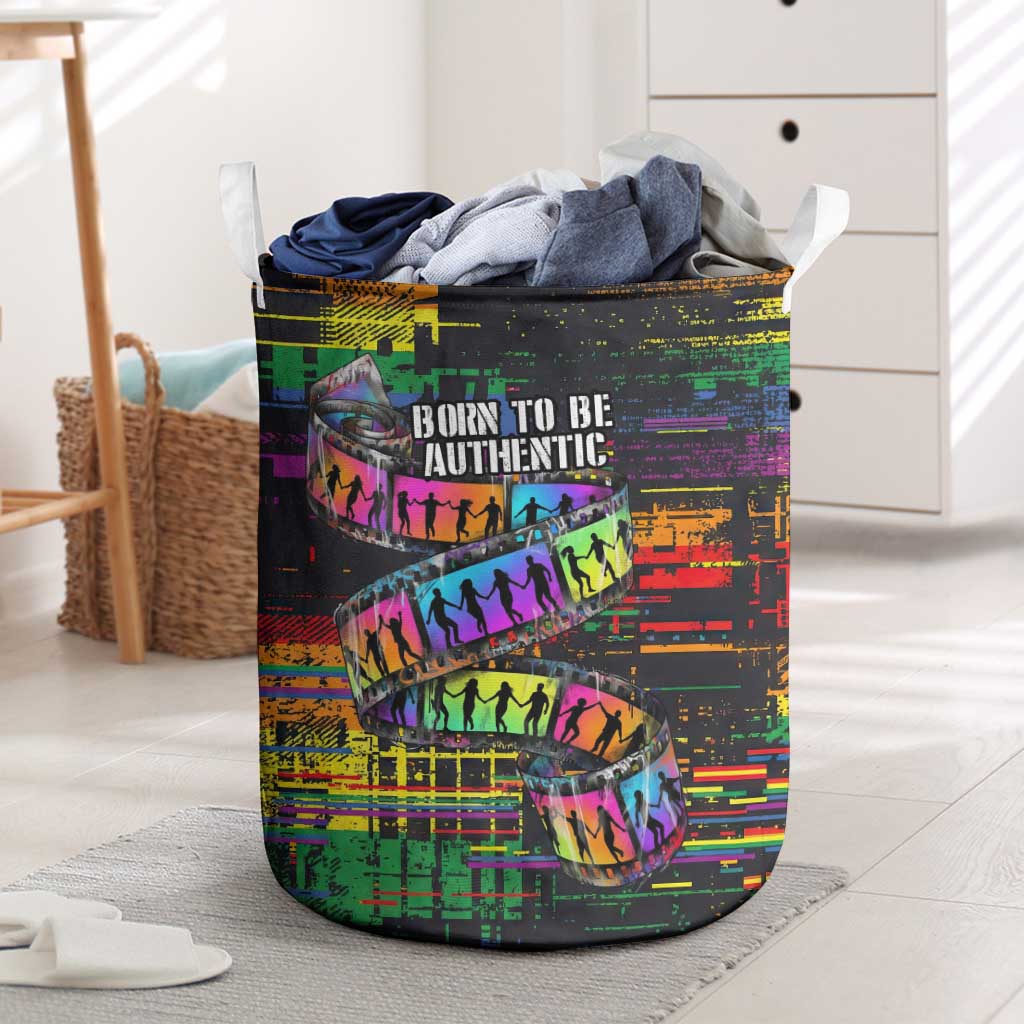 100% Human Laundry Basket Born to Be Authentic