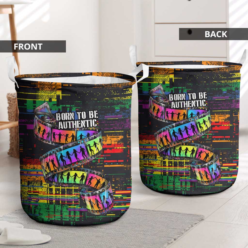100% Human Laundry Basket Born to Be Authentic