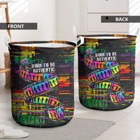 100% Human Laundry Basket Born to Be Authentic