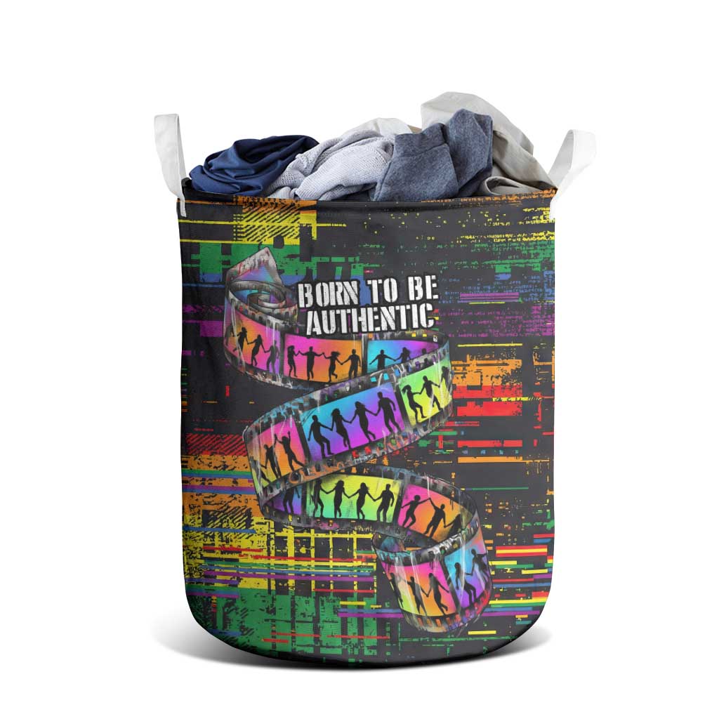 100% Human Laundry Basket Born to Be Authentic