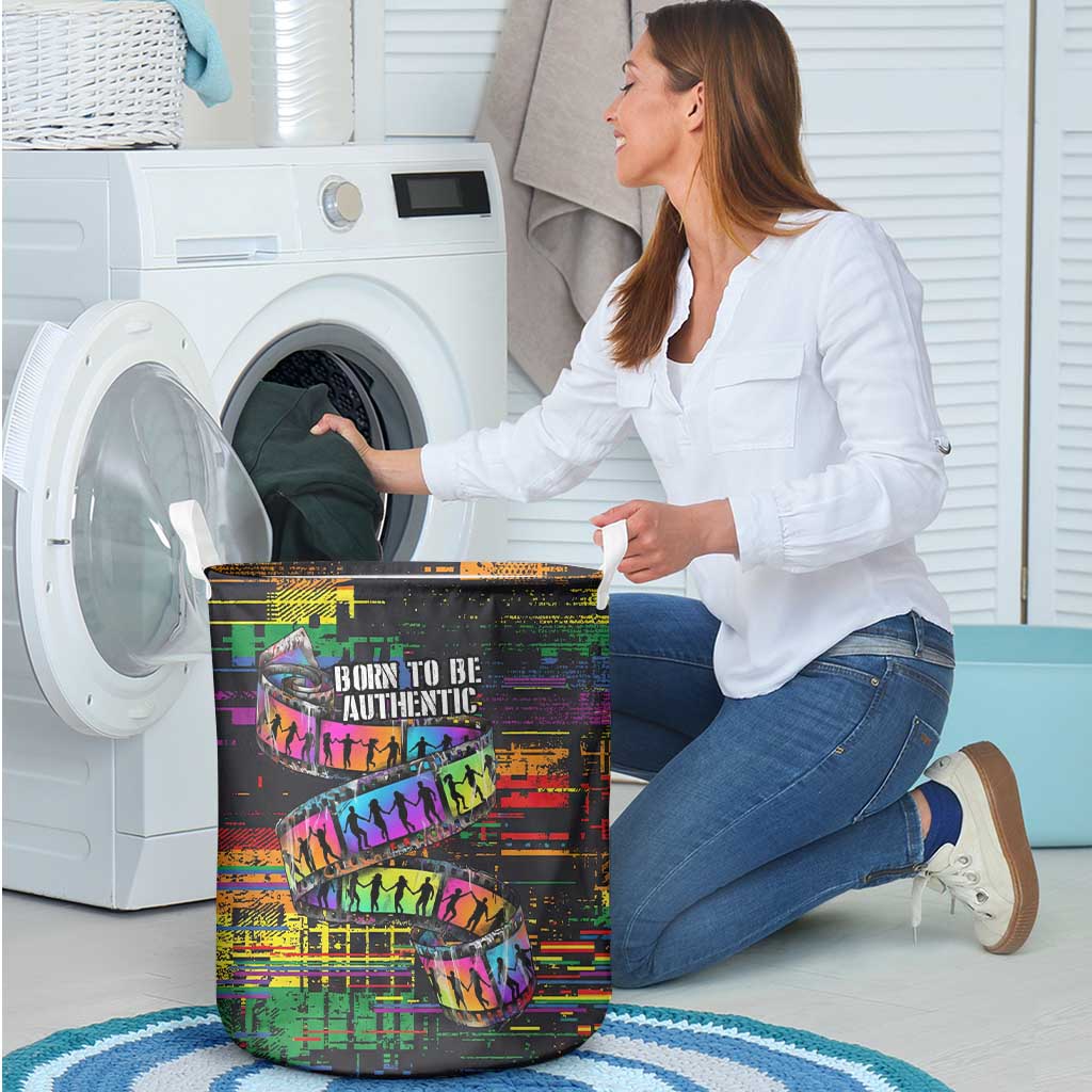 100% Human Laundry Basket Born to Be Authentic