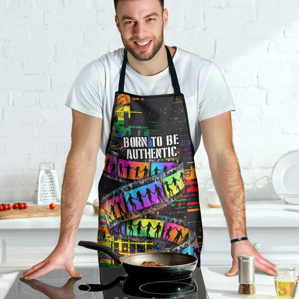 100% Human Apron Born to Be Authentic