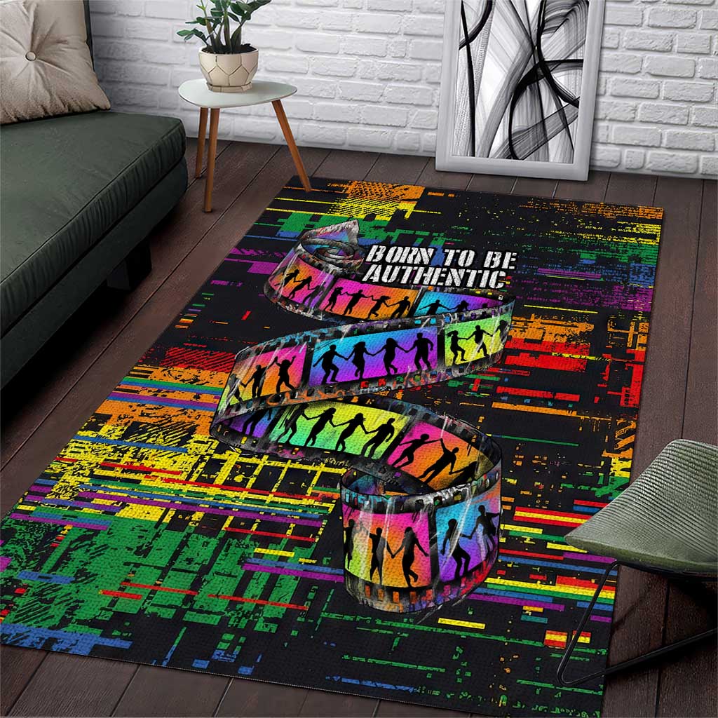 100% Human Area Rug Born to Be Authentic