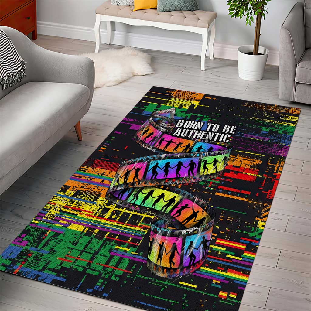 100% Human Area Rug Born to Be Authentic