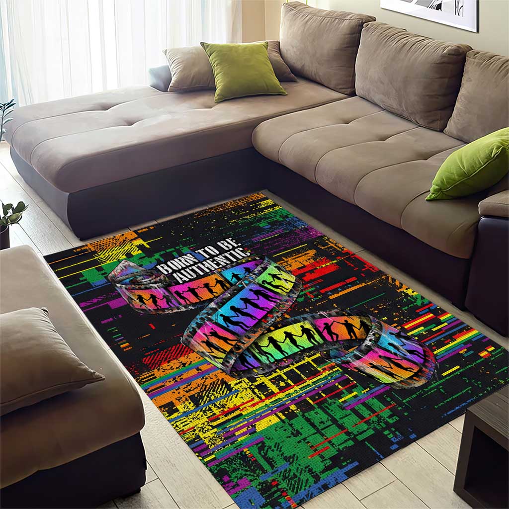 100% Human Area Rug Born to Be Authentic
