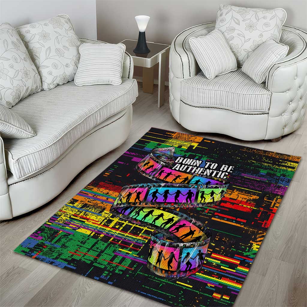100% Human Area Rug Born to Be Authentic